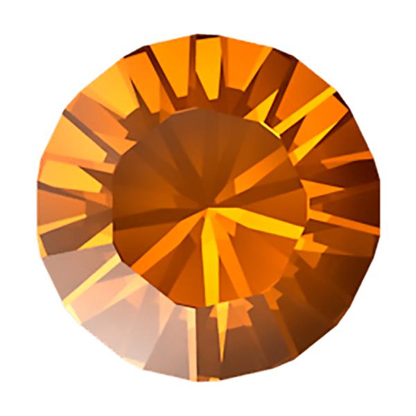 Swarovski Round Stones 1028 pp 5 Light Amber F