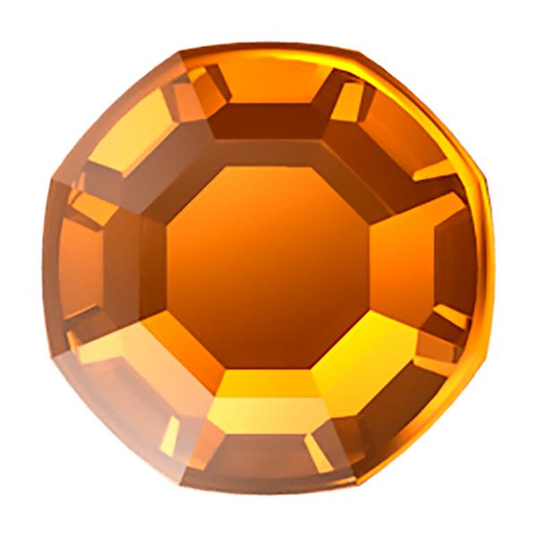 Swarovski Flatback Crystals 2000 ss 3 Light Amber F