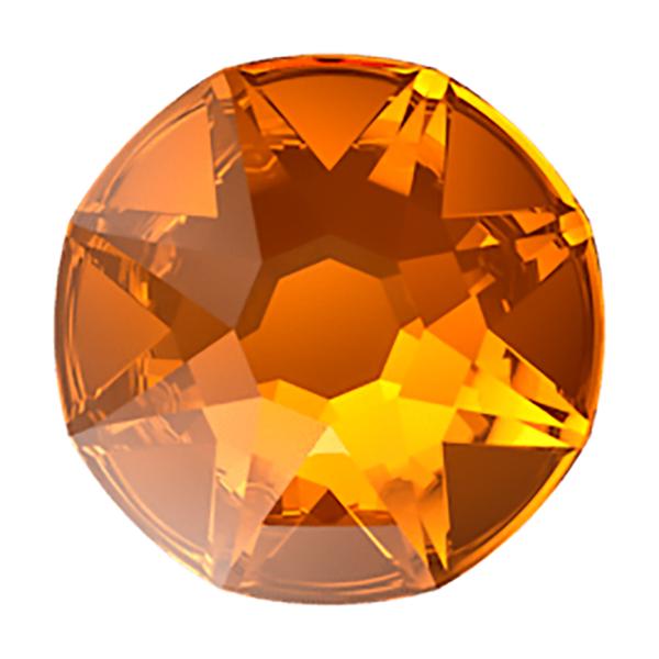 Swarovski Flatback Crystals 2088 ss 12 Light Amber F
