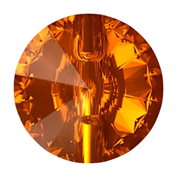 Swarovski Crystal Buttons 3015 10 mm Light Amber F