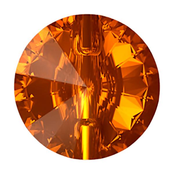Swarovski Crystal Buttons 3015 12 mm Light Amber F