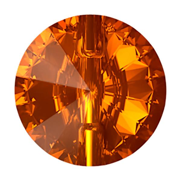 Swarovski Crystal Buttons 3015 14 mm Light Amber F