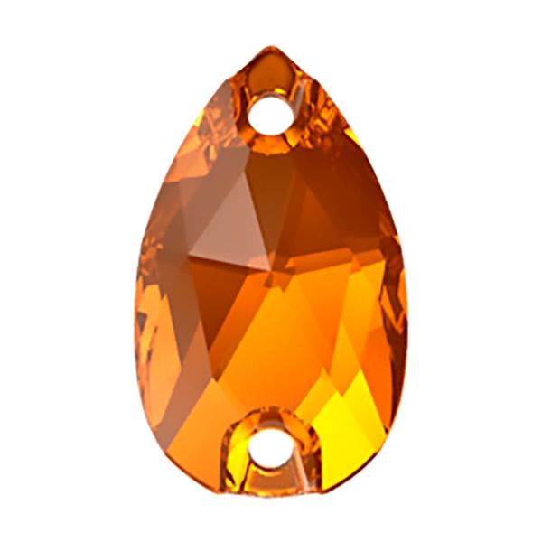 Swarovski Sew-on Crystals 3230 12 x 7 mm Light Amber F