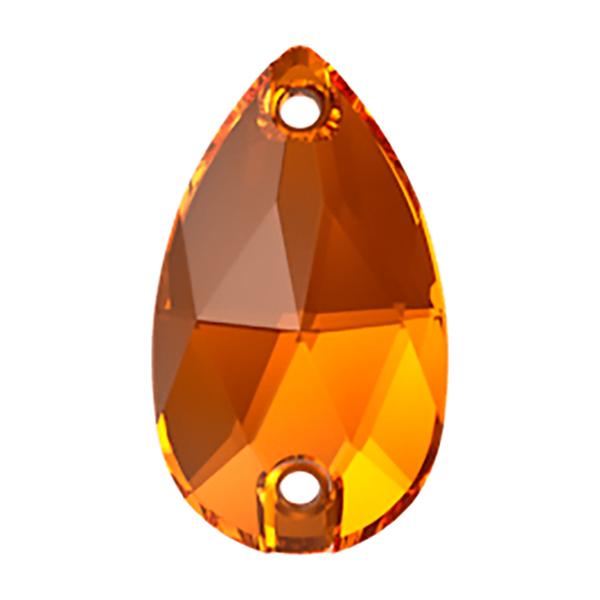Swarovski Sew-on Crystals 3230 18 x 10,5 mm Light Amber F