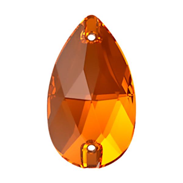 Swarovski Sew-on Crystals 3230 28 x 17 mm Light Amber F