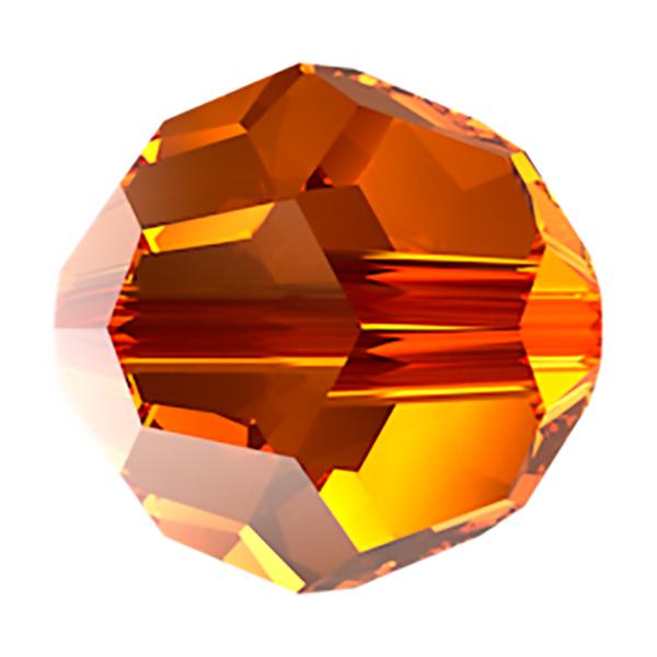 Swarovski Crystal Beads 5000 8 mm Light Amber
