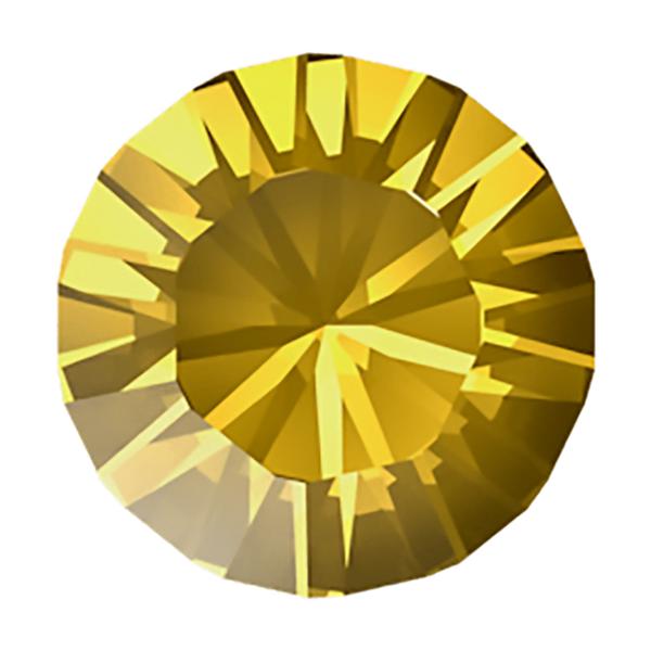 Swarovski Round Stones 1028 pp 5 Golden Topaz F