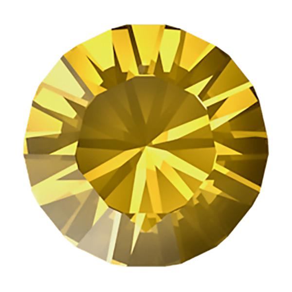 Swarovski Round Stones 1028 pp 7 Golden Topaz F