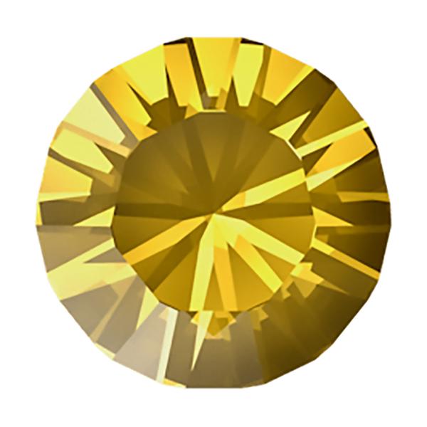 Swarovski Round Stones 1028 pp 8 Golden Topaz F