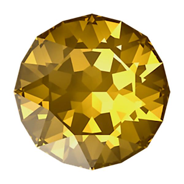 Swarovski Round Stones 1088 pp 27 Golden Topaz F