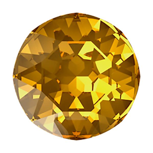 Swarovski Round Stones 1088 ss 34 Golden Topaz F