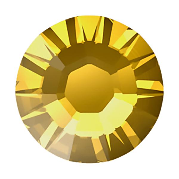 Swarovski Hotfix Crystals 2038 ss 8 Golden Topaz A HF