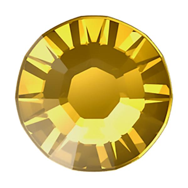 Swarovski Hotfix Crystals 2038 ss 10 Golden Topaz A HF