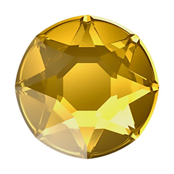 Swarovski Hotfix Crystals 2078 ss 12 Golden Topaz A HF