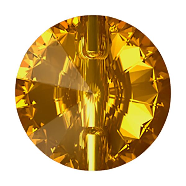 Swarovski Crystal Buttons 3015 12 mm Golden Topaz F
