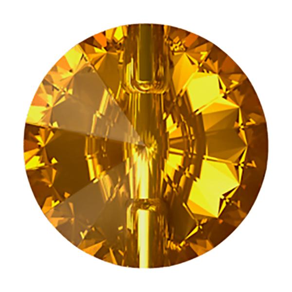 Swarovski Crystal Buttons 3015 14 mm Golden Topaz F