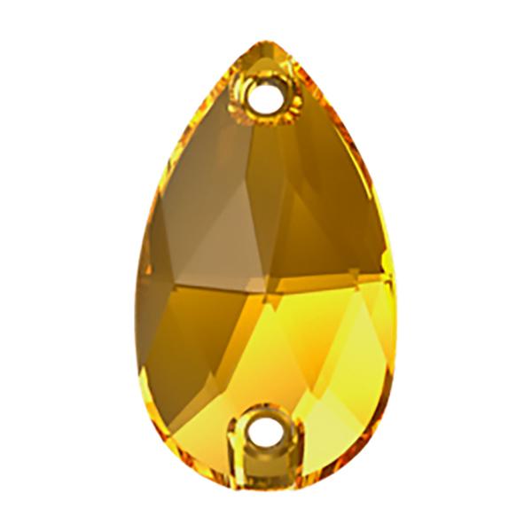 Swarovski Sew-on Crystals 3230 18 x 10,5 mm Golden Topaz F