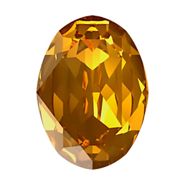 Swarovski Fancy Stones 4120 14 x 10 mm Golden Topaz F