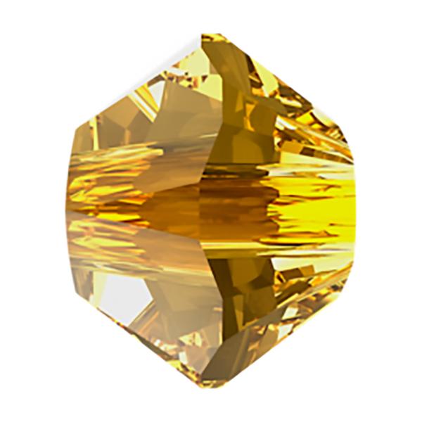 Swarovski Crystal Beads 5328 3 mm Golden Topaz