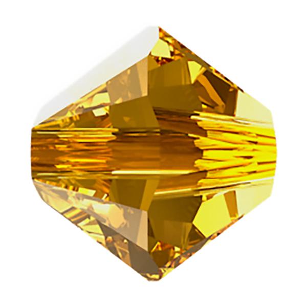 Swarovski Crystal Beads 5328 5 mm Golden Topaz