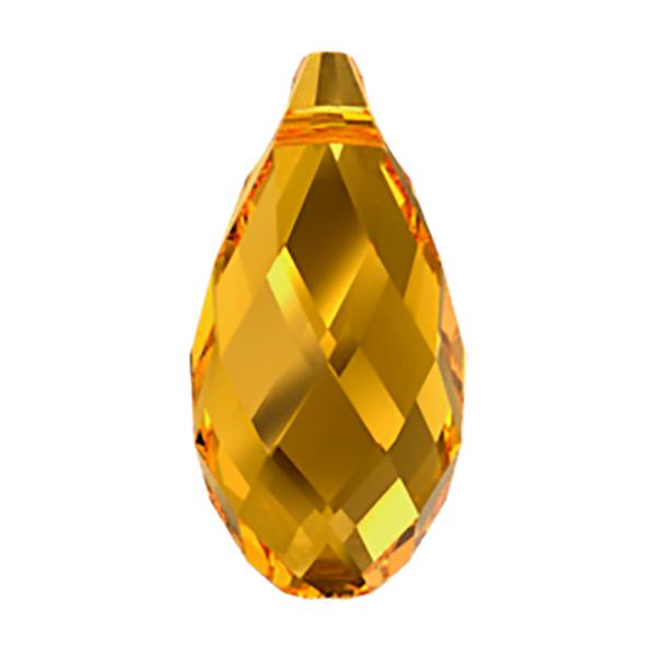 Swarovski Crystal Pendants 6010 13 x 6,5 mm Golden Topaz