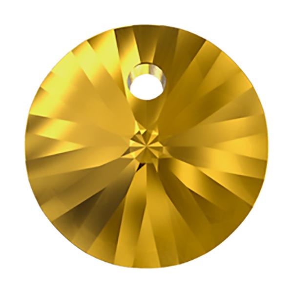 Swarovski Crystal Pendants 6428 6 mm Golden Topaz