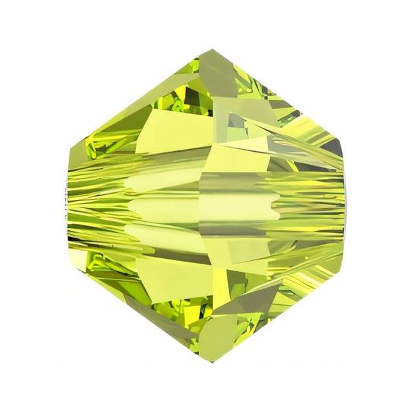 Swarovski Crystal Beads 5328 4 mm Citrus Green