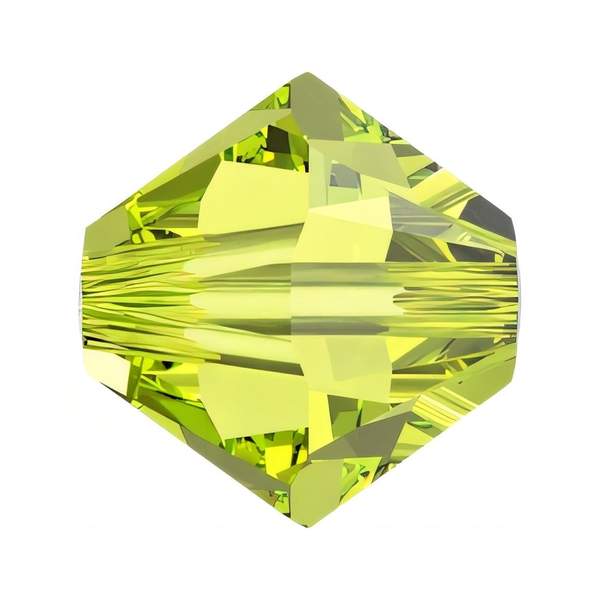 Swarovski Crystal Beads 5328 6 mm Citrus Green