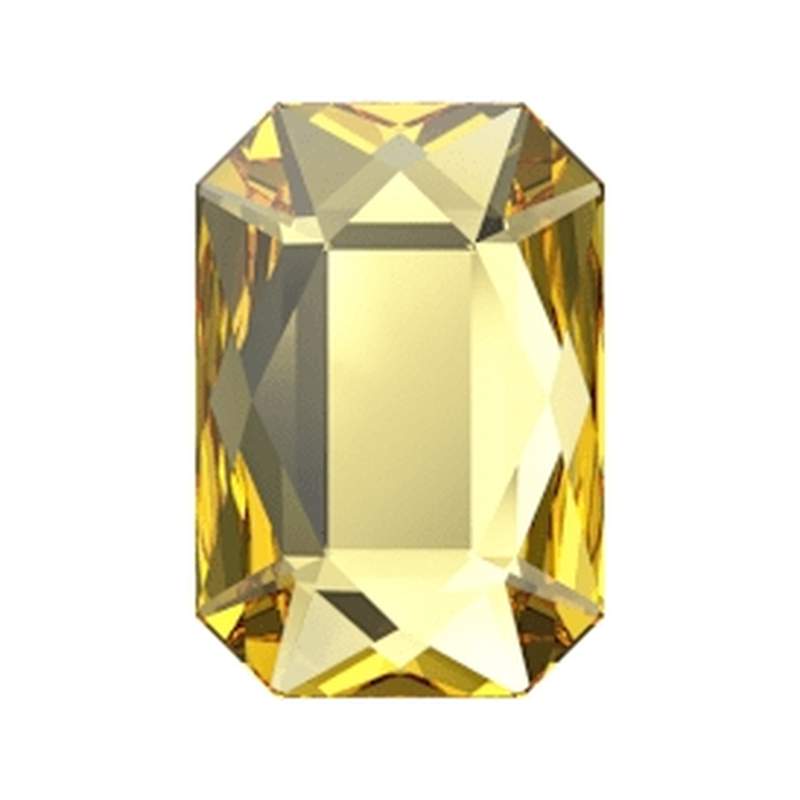 Swarovski Flatback Crystals 2602 8 x 5,5 mm Light Topaz F