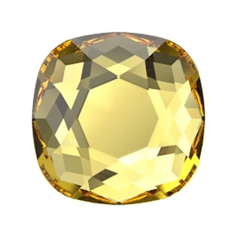 Swarovski Flatback Crystals 2471 7 mm Light Topaz F