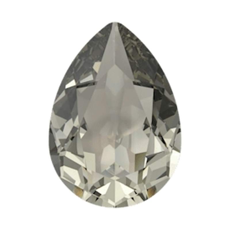 Swarovski Fancy Stones 4320 14 x 10 mm Black Diamond Ignite