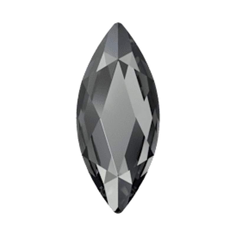 Swarovski Flatback Crystals 2201 8 x 3,5 mm Crystal Silver Night F