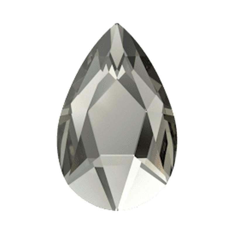 Swarovski Flatback Crystals 2303 14 x 9 mm Black Diamond F