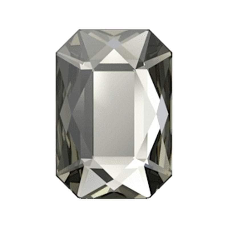 Swarovski Flatback Crystals 2602 8 x 5,5 mm Black Diamond F
