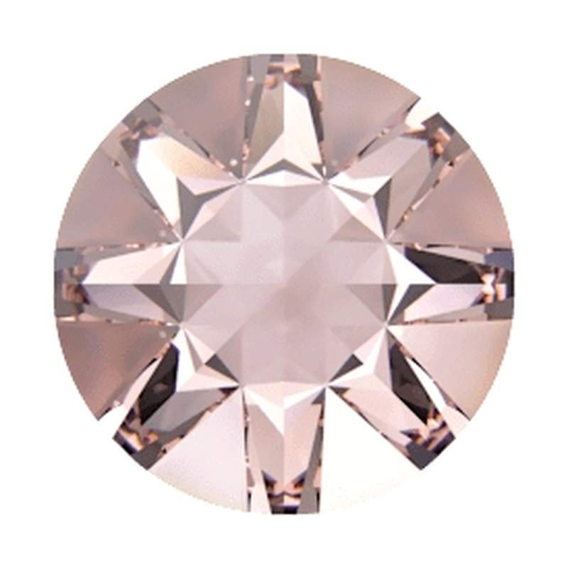 Swarovski Round Stones 1185 pp 14 Vintage Rose