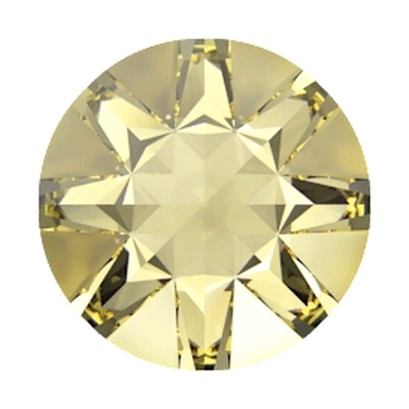 Swarovski Round Stones 1185 pp 14 Jonquil