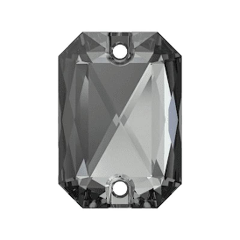 Swarovski Sew-on Crystals 3252 20 x 14 mm Crystal Silver Night F