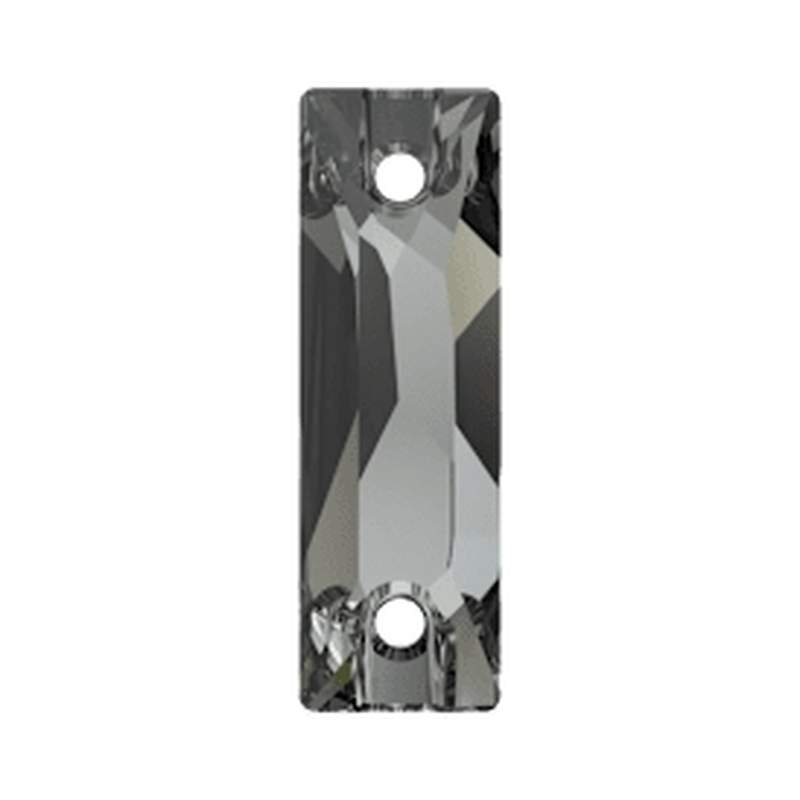 Swarovski Sew-on Crystals 3255 26 x 8,5 mm Crystal Silver Night F