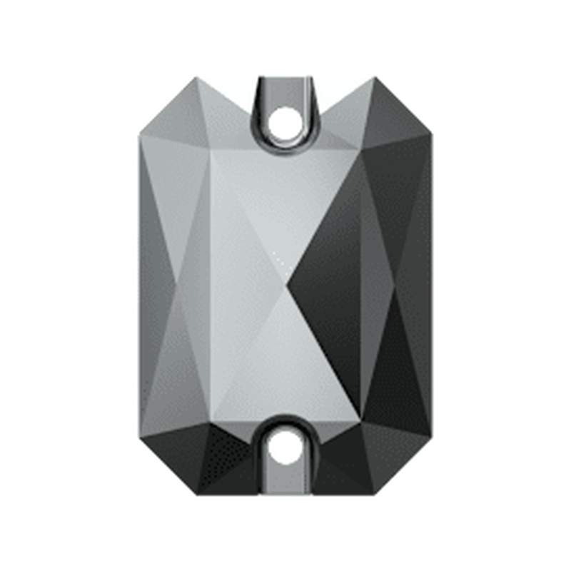 Swarovski Sew-on Crystals 3252 20 x 14 mm Jet Hematite