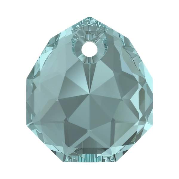 Swarovski Crystal Pendants 6436 11,5 mm Blue Zircon