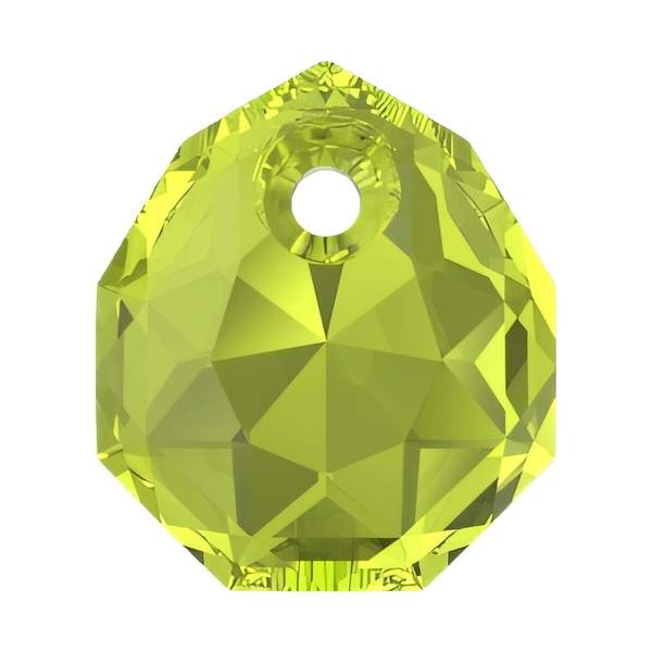Swarovski Crystal Pendants 6436 9 mm Citrus Green