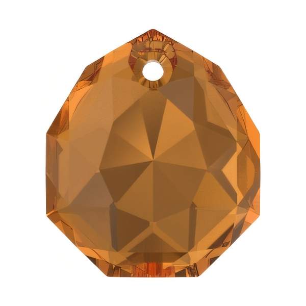 Swarovski Crystal Pendants 6436 16 mm Light Amber