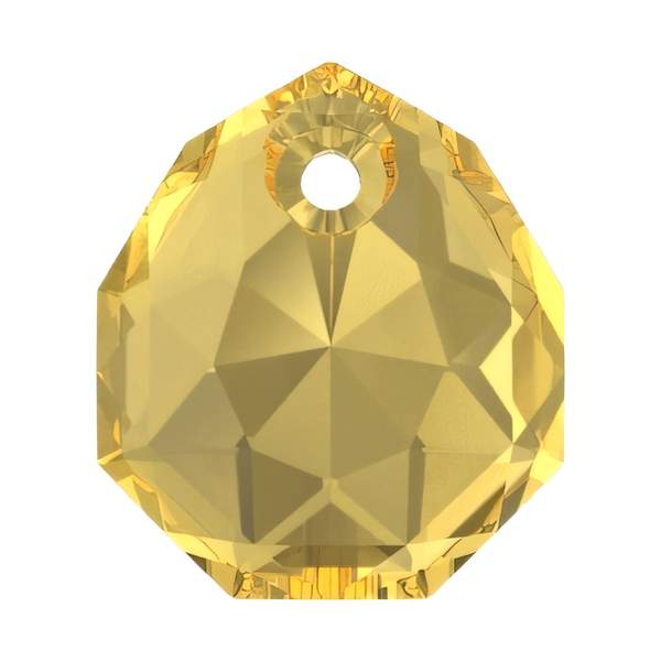 Swarovski Crystal Pendants 6436 11,5 mm Golden Topaz