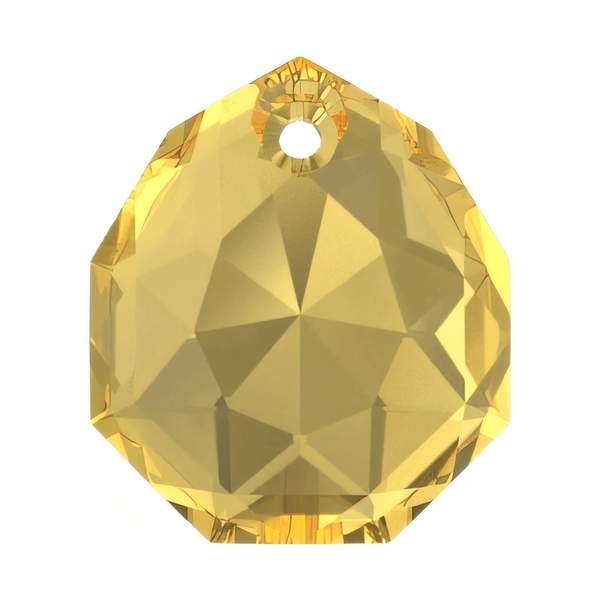 Swarovski Crystal Pendants 6436 16 mm Golden Topaz