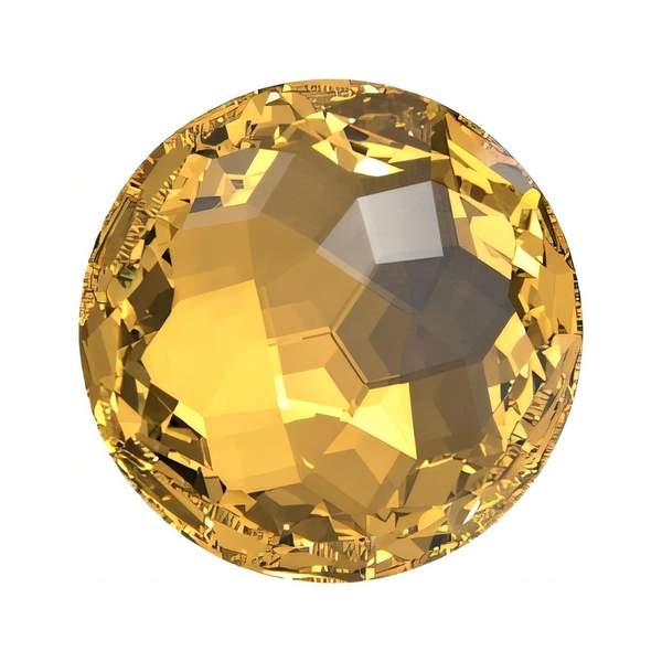 Swarovski Round Stones 1383 8 mm Golden Topaz F