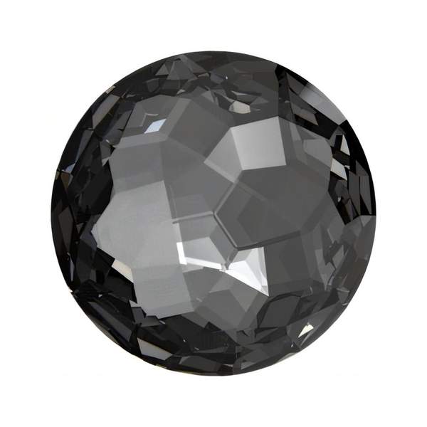 Swarovski Round Stones 1383 10 mm Crystal Silver Night