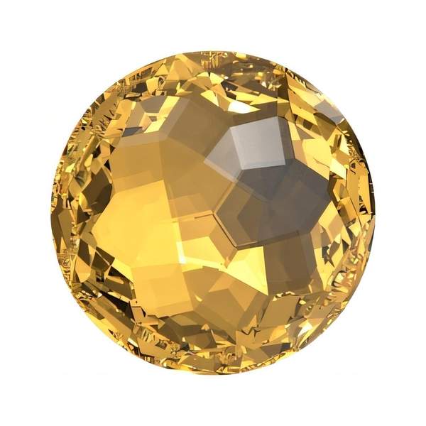 Swarovski Round Stones 1383 10 mm Golden Topaz F