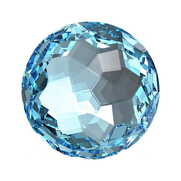 Swarovski Round Stones 1383 14 mm Aquamarine F