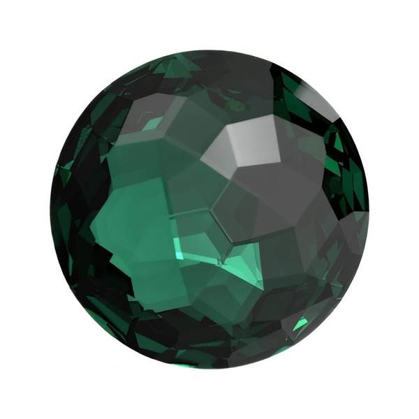 Swarovski Round Stones 1383 14 mm Emerald F
