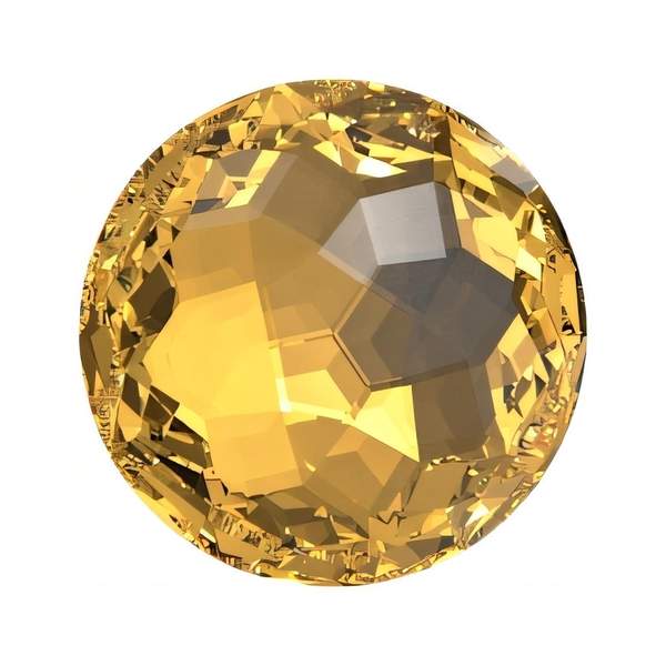 Swarovski Round Stones 1383 14 mm Golden Topaz F